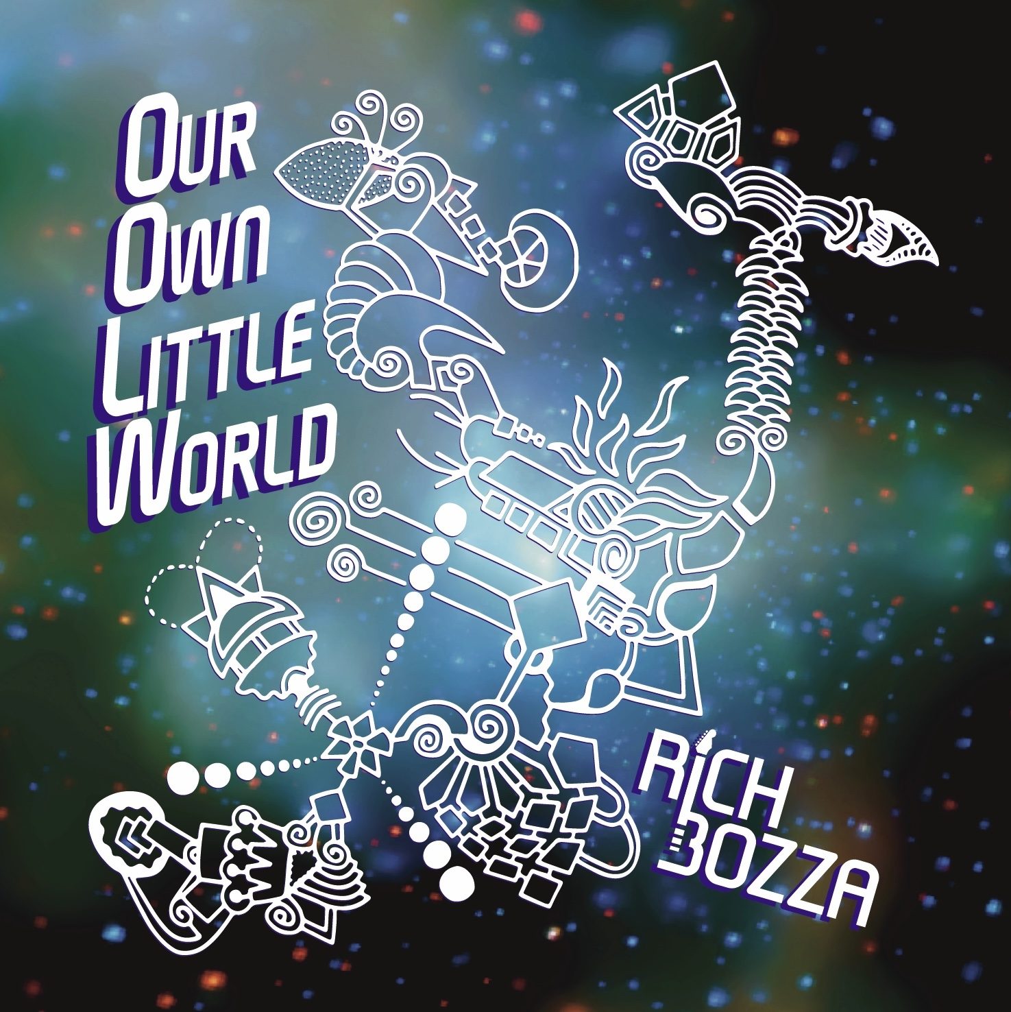 Album cover for "Our Own Little World" by Rich Bozza